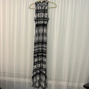 sexy, casual dress, Long, B&W, thin, could be used for sexy Halloween costume